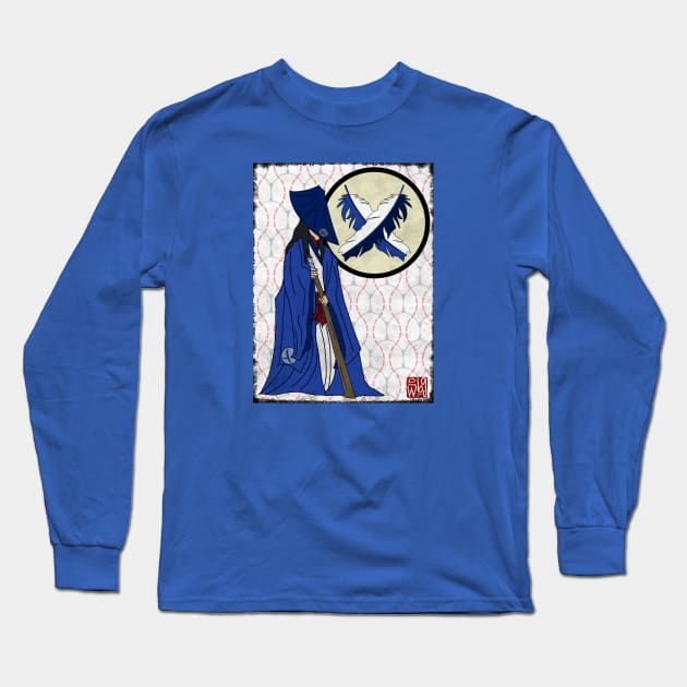 Baseball Samurai 003 Long Sleeve T-Shirt by BennySensei